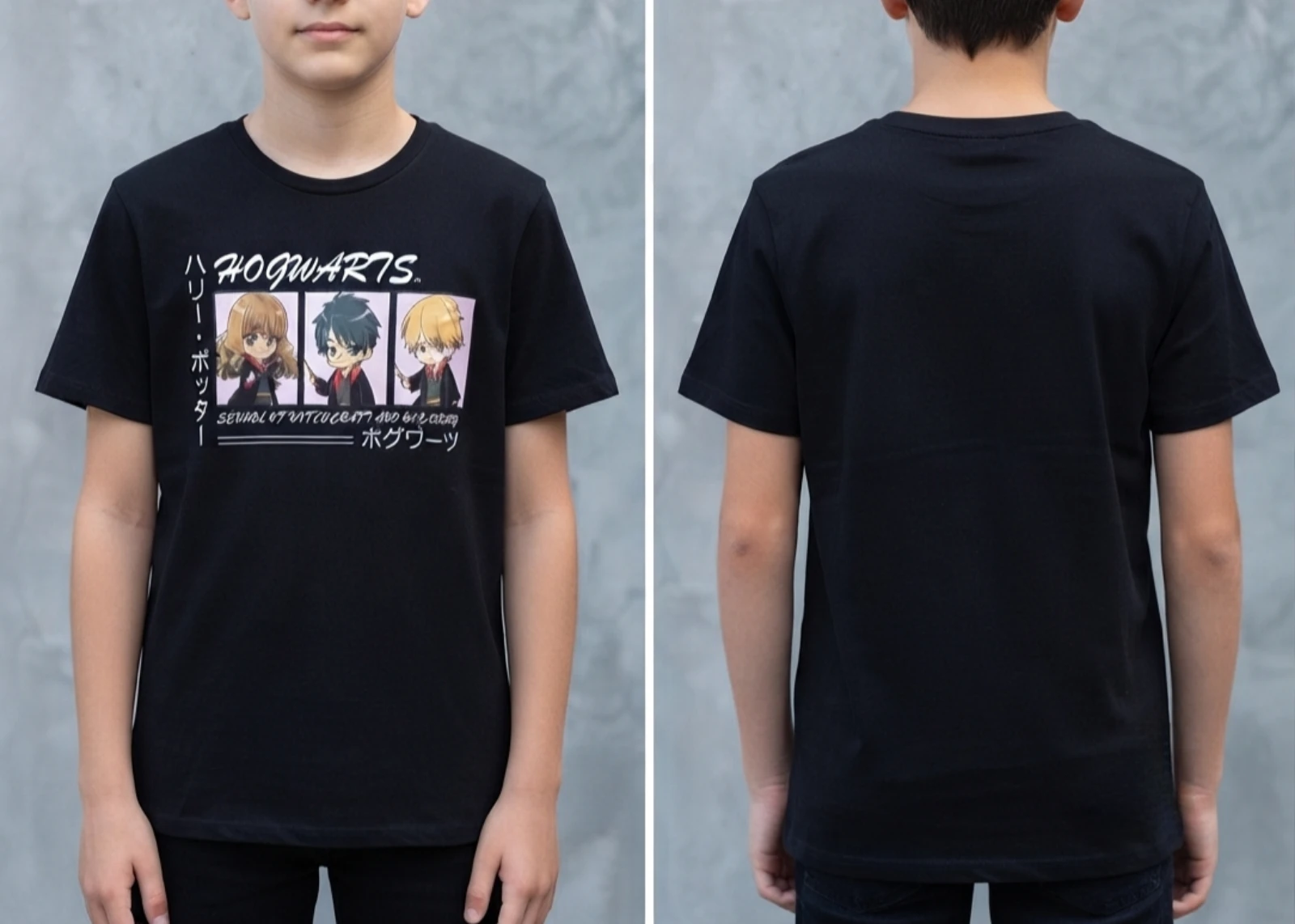 Camiseta Harry Potter vital estilo anime (12-13 años)